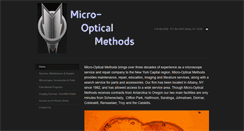 Desktop Screenshot of microopticalmethods.com